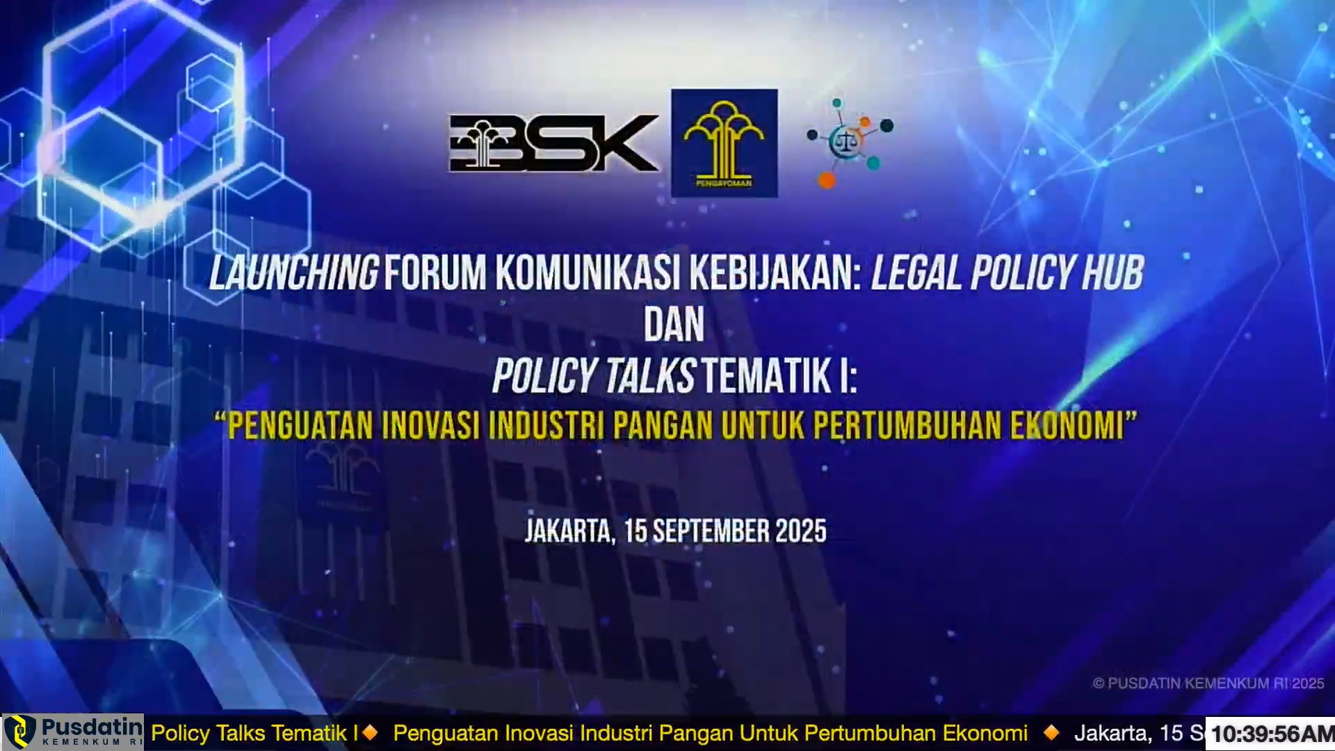 Respon Prioritas Nasional, Kemenkum Jabar Dukung Akselerasi Kebijakan Industri Pangan via Legal Policy Hub